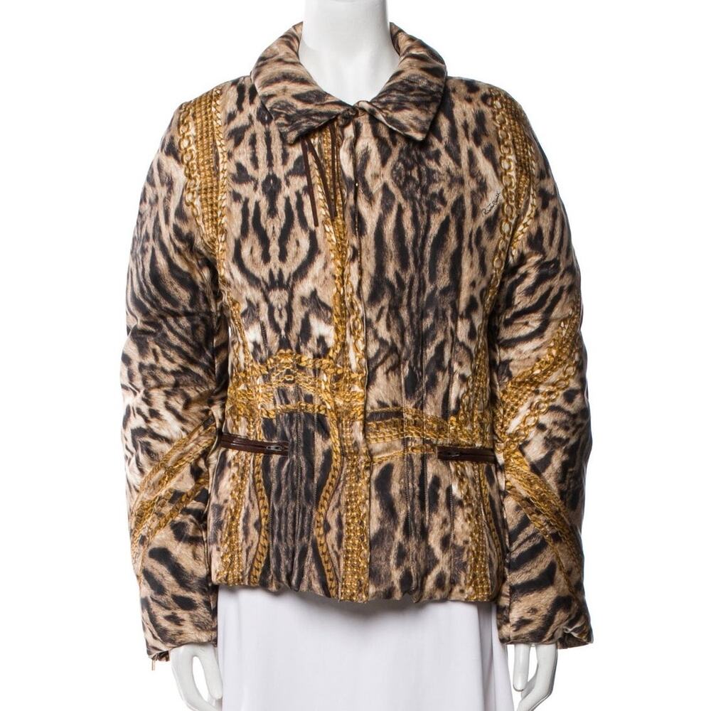 Roberto Cavalli 2003 Printed Down Jacket - image 1